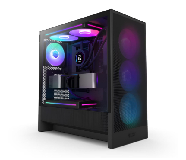 NZXT Obudowa H5 FLOW RGB Midi tower z oknem (2024) Czarna CC-H52FB-R1 - 1292636 - zdjęcie 6